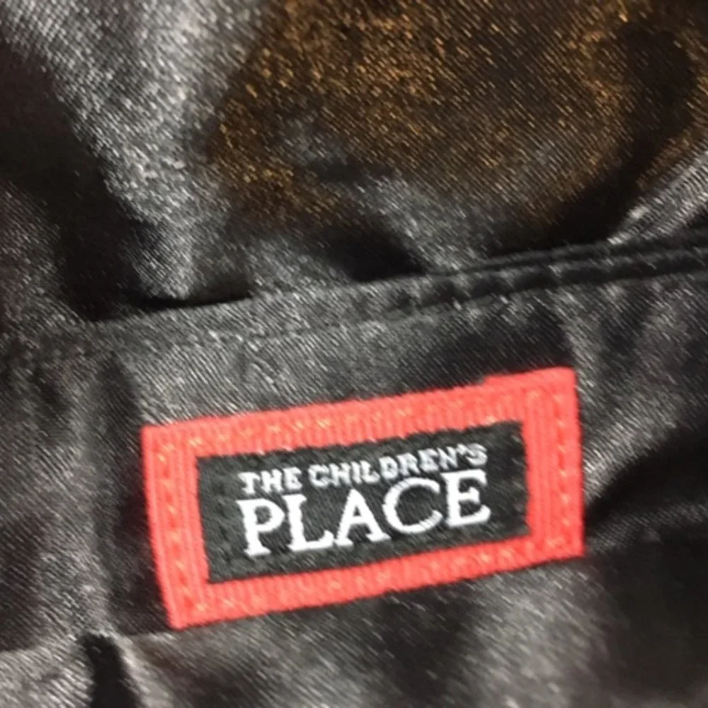 The Children's Place Girls Black Velvet Rhinestones Purse